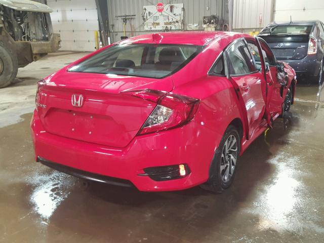 2HGFC2F70HH508415 - 2017 HONDA CIVIC EX წითელი ფოტო 4