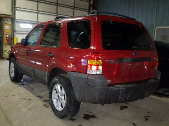 1FMCU93167KB17022 - 2007 FORD ESCAPE XLT BURGUNDY photo 3