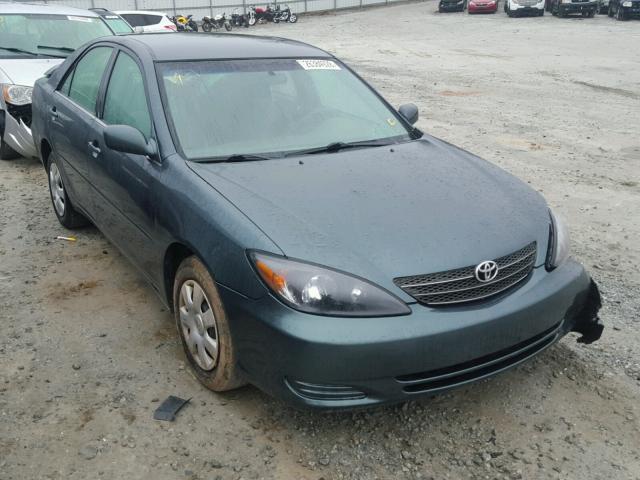 4T1BE32K12U546646 - 2002 TOYOTA CAMRY LE GREEN photo 1