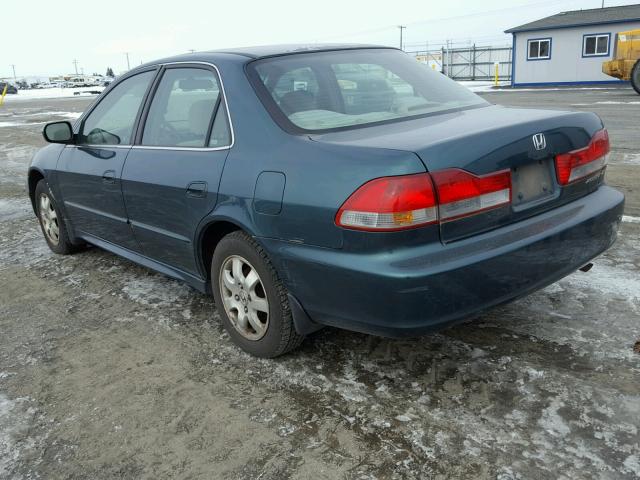 1HGCG56642A037794 - 2002 HONDA ACCORD EX GREEN photo 3