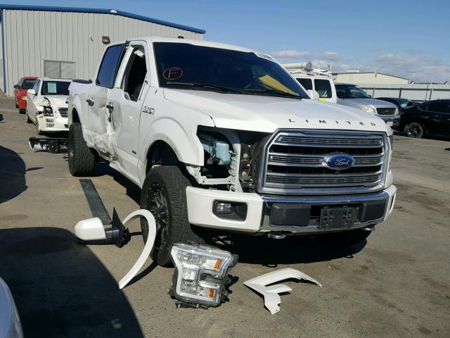 1FTEW1EG6GFD20513 - 2016 FORD F150 SUPER WHITE photo 1