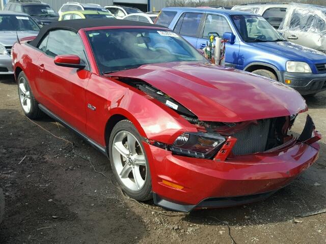 1ZVBP8FF2B5153335 - 2011 FORD MUSTANG GT RED photo 1