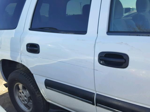 1GNEK13T73J284499 - 2003 CHEVROLET TAHOE K150 WHITE photo 10