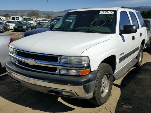 1GNEK13T73J284499 - 2003 CHEVROLET TAHOE K150 WHITE photo 2