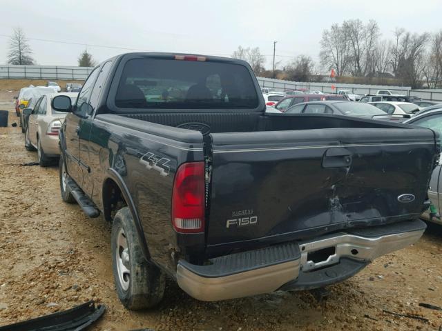 1FTRX18WXYNC24070 - 2000 FORD F150 BLACK photo 3