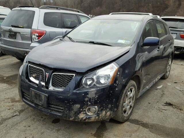 5Y2SM67039Z414694 - 2009 PONTIAC VIBE BLUE photo 2