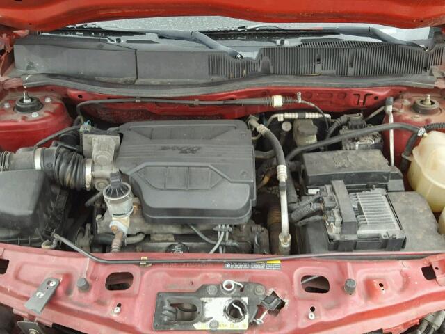 2CNDL13F656089582 - 2005 CHEVROLET EQUINOX LS RED photo 7