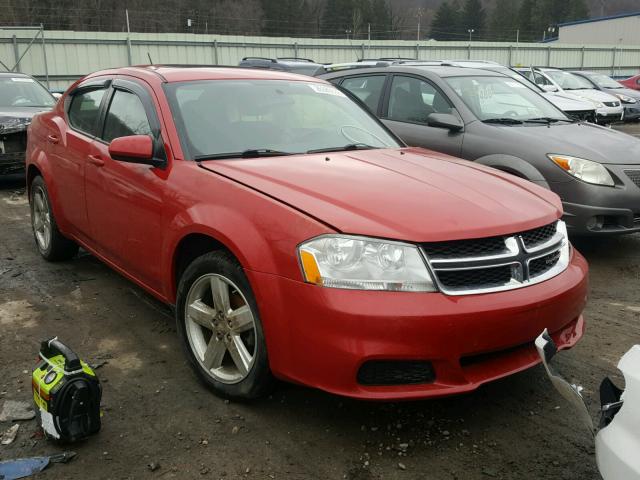 1C3CDZCBXCN112335 - 2012 DODGE AVENGER SX RED photo 1