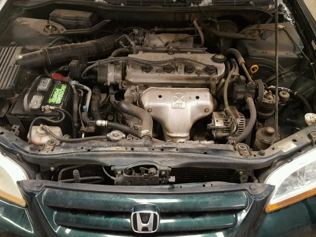 1HGCF86661A087163 - 2001 HONDA ACCORD VAL GREEN photo 7