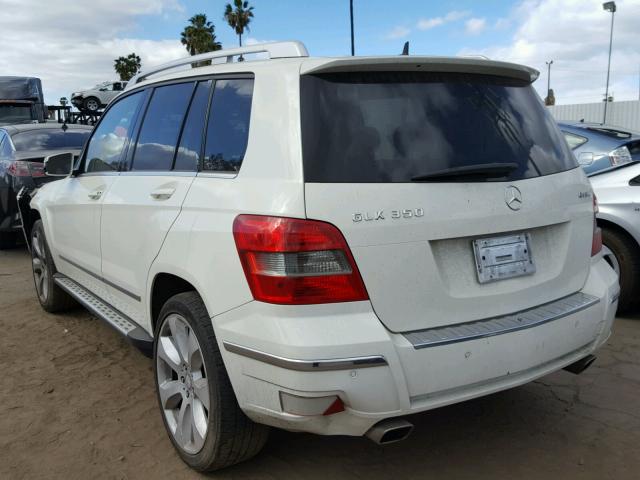 WDCGG8HB7AF324456 - 2010 MERCEDES-BENZ GLK 350 4M WHITE photo 3