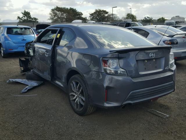 JTKJF5C74E3069023 - 2014 TOYOTA SCION TC GRAY photo 3