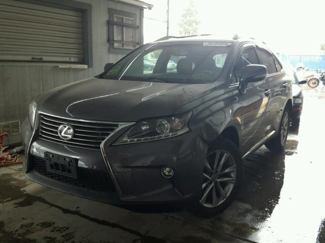 2T2ZK1BA6FC172640 - 2015 LEXUS RX 350 GRAY photo 2