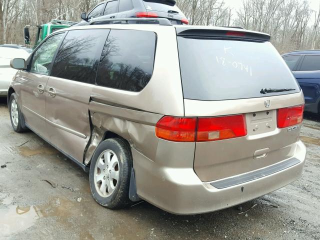 5FNRL18933B065132 - 2003 HONDA ODYSSEY EX GOLD photo 3