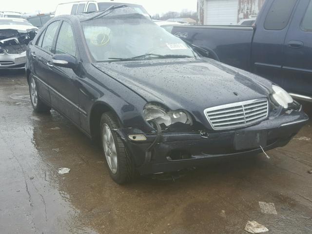 WDBRF64J54F503004 - 2004 MERCEDES-BENZ C 320 BLUE photo 1