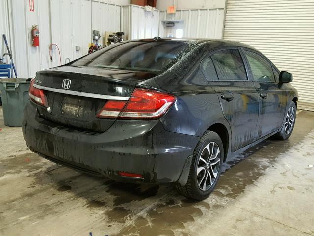 2HGFB2F90DH506713 - 2013 HONDA CIVIC EXL BLACK photo 4