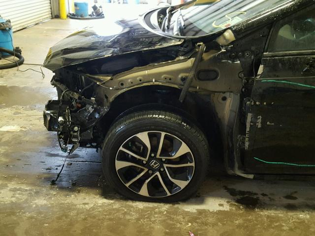 2HGFB2F90DH506713 - 2013 HONDA CIVIC EXL BLACK photo 9