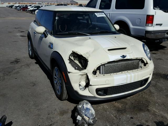 WMWSV3C58DT476579 - 2013 MINI COOPER S CREAM photo 1