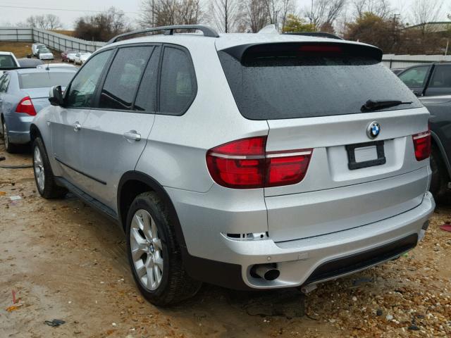 5UXZV4C53DL994380 - 2013 BMW X5 XDRIVE3 SILVER photo 3