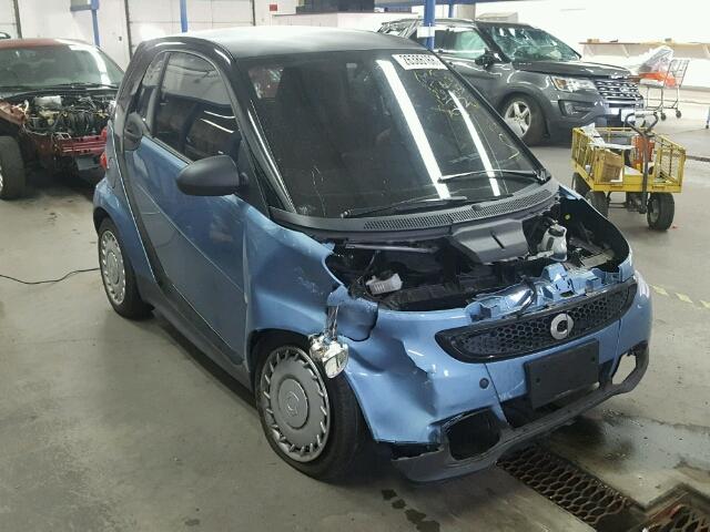 WMEEJ3BA9EK783164 - 2014 SMART FORTWO PUR BLUE photo 1