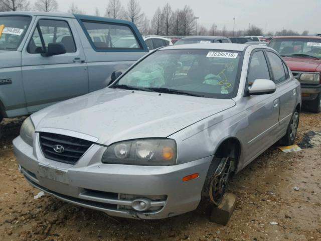 KMHDN46D05U030485 - 2005 HYUNDAI ELANTRA GL SILVER photo 2