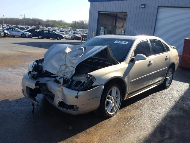 2G1WC5EM1A1267074 - 2010 CHEVROLET IMPALA LTZ TAN photo 2