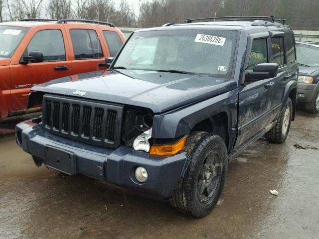 1J8HG48K47C611386 - 2007 JEEP COMMANDER 蓝色 照片 2