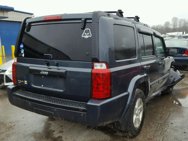 1J8HG48K47C611386 - 2007 JEEP COMMANDER 蓝色 照片 4