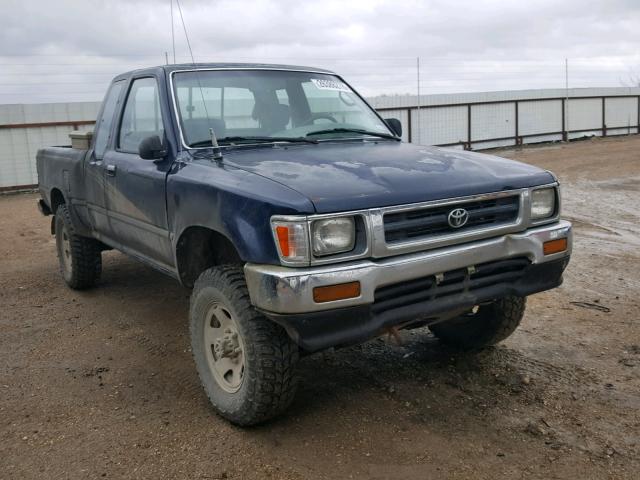 JT4RN13P1P6050758 - 1993 TOYOTA PICKUP 1/2 BLUE photo 1