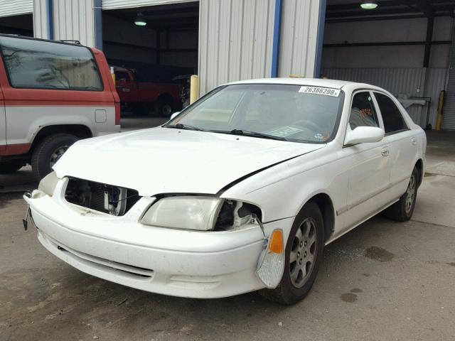 1YVGF22C915228321 - 2001 MAZDA 626 ES WHITE photo 2