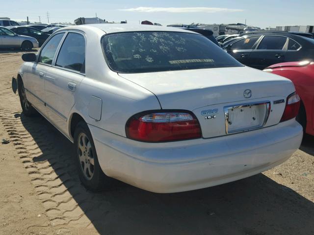 1YVGF22C915228321 - 2001 MAZDA 626 ES WHITE photo 3