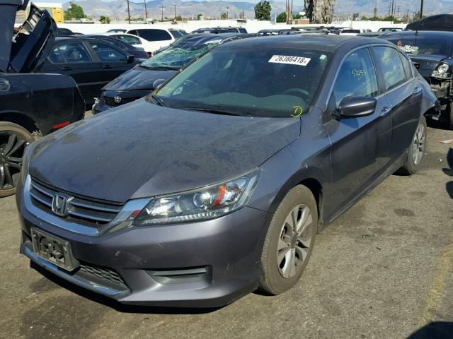 1HGCR2F32EA117694 - 2014 HONDA ACCORD LX CHARCOAL photo 2