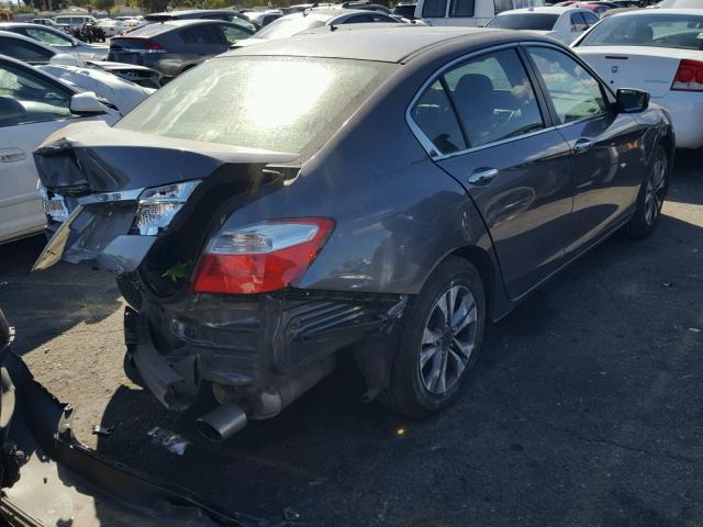 1HGCR2F32EA117694 - 2014 HONDA ACCORD LX CHARCOAL photo 4