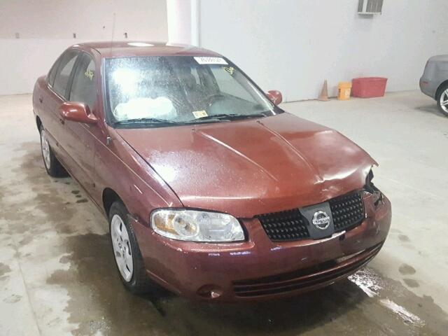 3N1CB51DX6L486370 - 2006 NISSAN SENTRA 1.8 RED photo 1