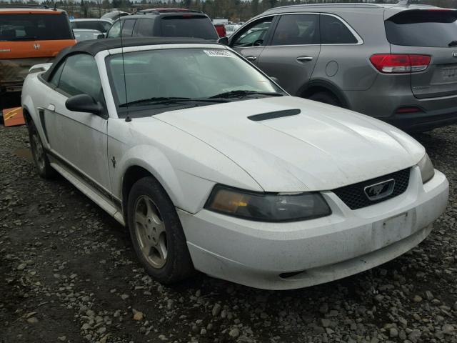 1FAFP44412F240710 - 2002 FORD MUSTANG WHITE photo 1