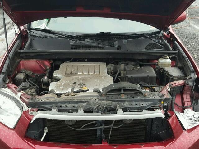 JTEES41AX82059468 - 2008 TOYOTA HIGHLANDER RED photo 7