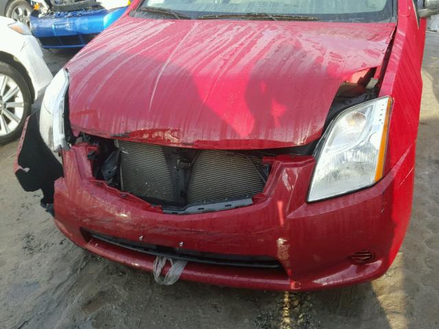 3N1AB6AP2AL649786 - 2010 NISSAN SENTRA 2.0 RED photo 7