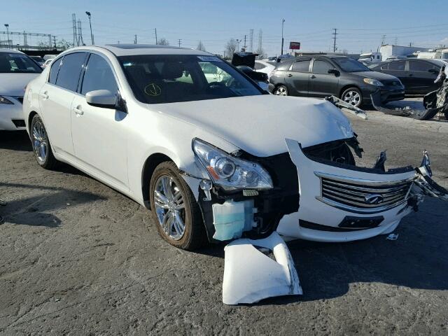 JN1CV6AP1BM301016 - 2011 INFINITI G37 BASE WHITE photo 1