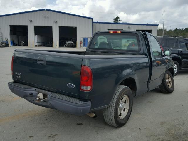1FTRF17282NB82698 - 2002 FORD F150 绿色 照片 4