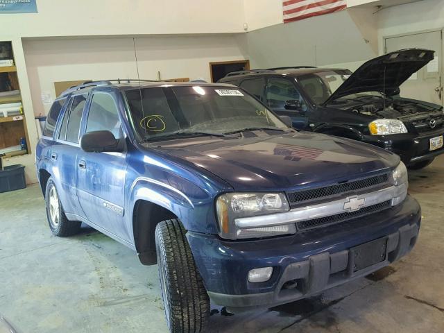 1GNDT13S932362212 - 2003 CHEVROLET TRAILBLAZE BLUE photo 1