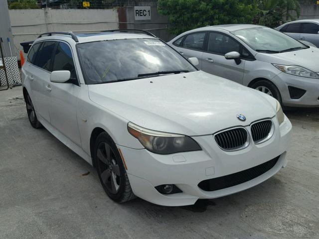 WBANN73556CN00876 - 2006 BMW 530 XIT WHITE photo 1