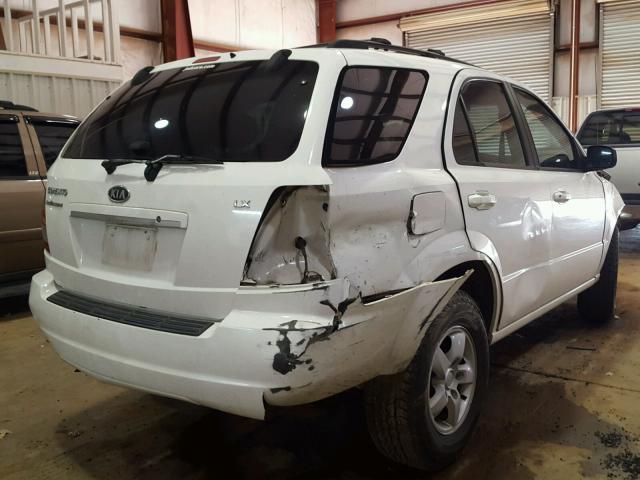 KNDJD733765528895 - 2006 KIA SORENTO EX WHITE photo 4