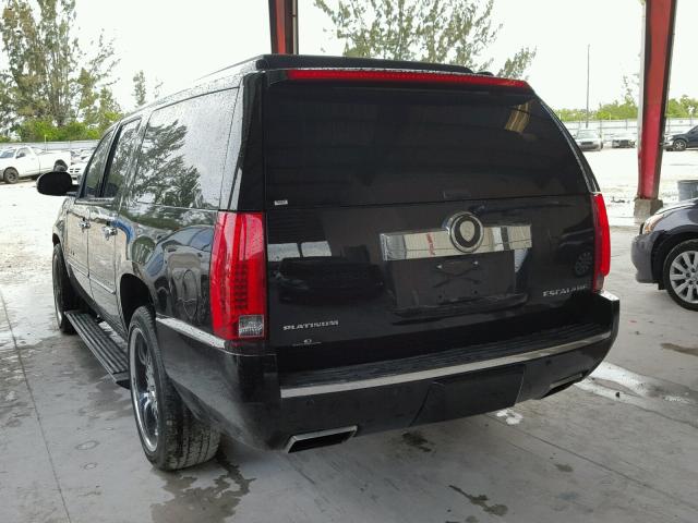 1GYS4KEF8DR249129 - 2013 CADILLAC ESCALADE E BLACK photo 3