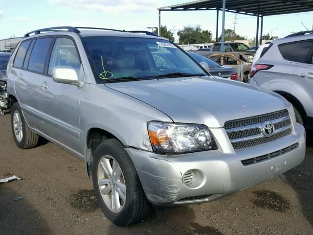 JTEDW21A560003208 - 2006 TOYOTA HIGHLANDER SILVER photo 1