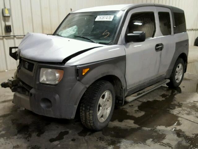 5J6YH285X3L801877 - 2003 HONDA ELEMENT EX SILVER photo 2