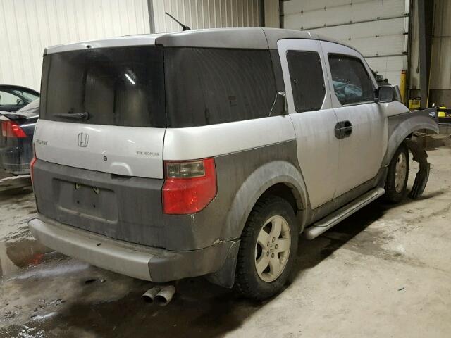 5J6YH285X3L801877 - 2003 HONDA ELEMENT EX SILVER photo 4