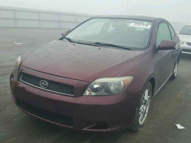 JTKDE177270178913 - 2007 SCION TC BURGUNDY photo 2