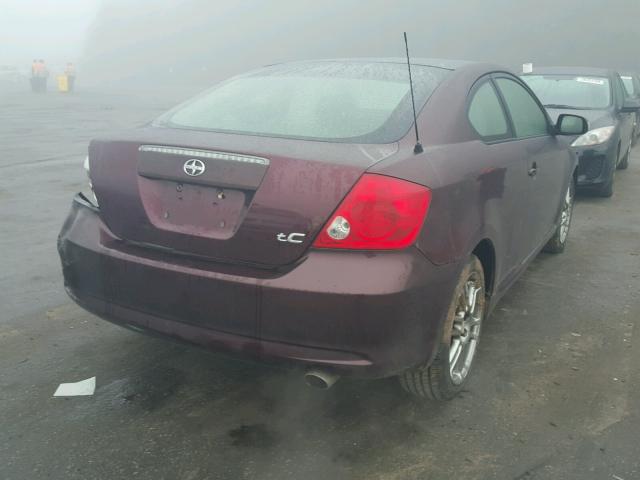 JTKDE177270178913 - 2007 SCION TC BURGUNDY photo 4