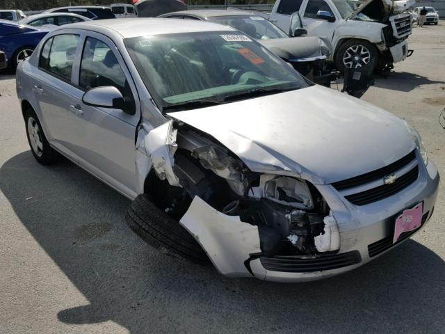 1G1AL55F477364339 - 2007 CHEVROLET COBALT LT SILVER photo 1