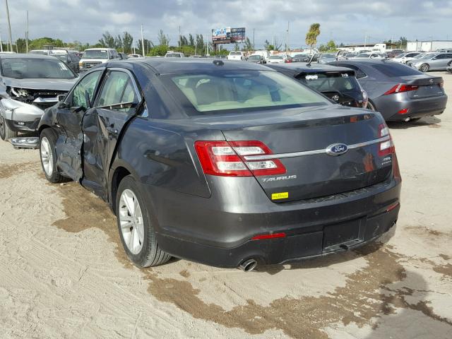 1FAHP2E87GG146394 - 2016 FORD TAURUS SEL GRAY photo 3