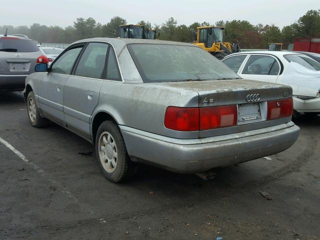 WAUGA84A8TN015816 - 1996 AUDI A6 2.8 QUA SILVER photo 3